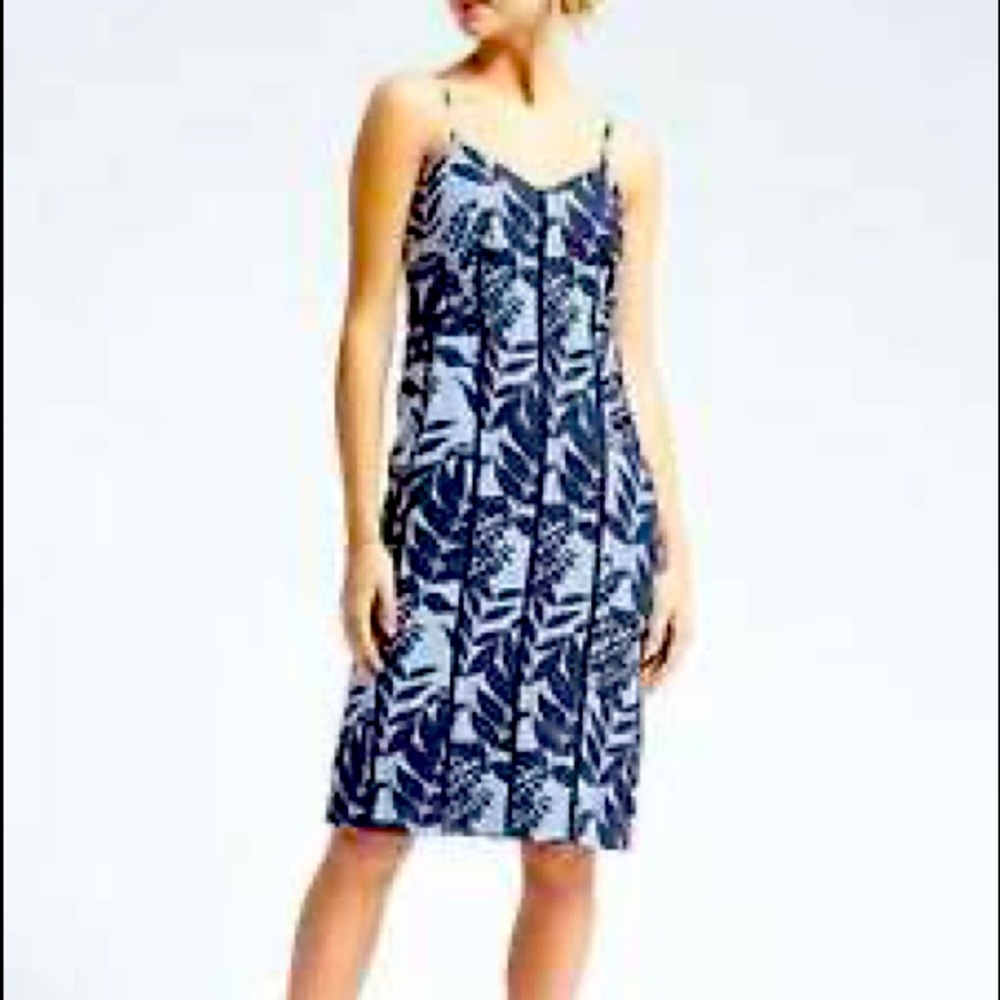 Banana Republic blue patterned sundress